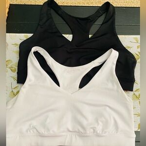 Two Tek Gear UltraStretch Medium Impact V- neck Sport Bras